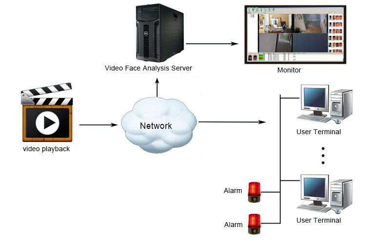 Intelligent Face Recognition Video Playback Analysis System